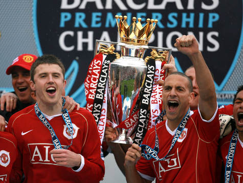 Fotboll, Premier League (Engelsk Liga), Manchester United v