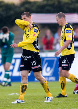 Jon Jönsson och Andreas Augustsson, Elfsborg, depp