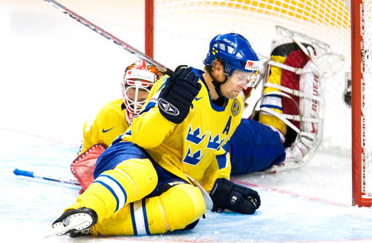 Johan Backlund, målvakt och Dick Tärnström