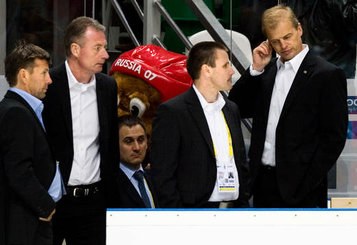 Benkt-Åke Gustafsson, förbundskapten, Tommy Samuelsson,