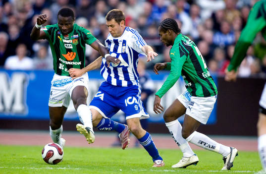 Ipke Ekong, GAIS, Stefan Selkovic, Göteborg, Rickard
