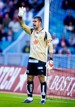Dime Jankulovski, målvakt, GAIS, skriker