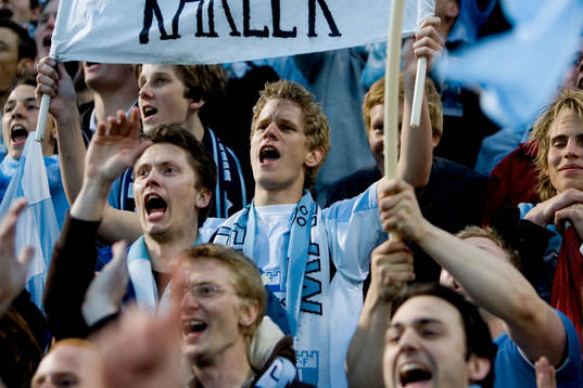 Jubel i MFF-klacken