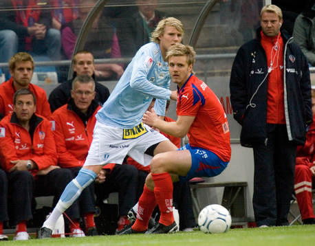 Ola Toivonen, Malmö och Andreas Dahl, Helsingborg