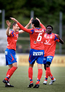 Imad Khalili, Helsingborg, jubel
