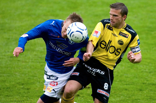 Linus  Malmqvist, Trelleborg, och Anders Svensson, Elfsborg