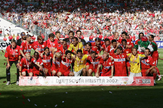 Fotboll, tysk, Bundesliga, Stuttgart, Ligamästare, Tyska