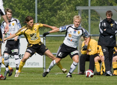 Emil Nilsson, Hässleholm och tränaren Daniel Nilsson,