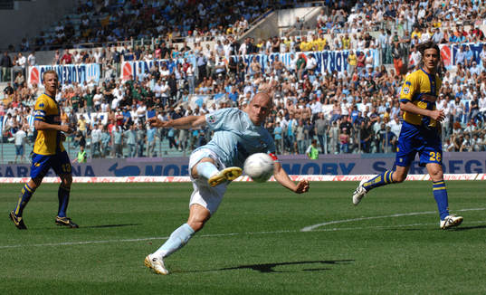 fotboll, serie a. Italiensk, Lazio - Parma; Rocchi,