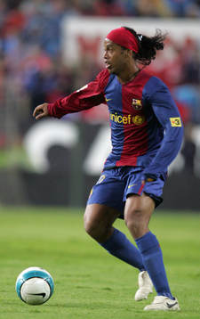 fotboll, Spansk, la liga, Barcelona; Ronaldinho