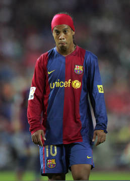 fotboll, Spansk, la liga, Barcelona; Ronaldinho