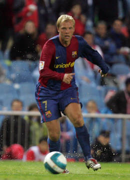 fotboll, Spansk, la liga, Barcelona; Eidur Gudjohnsen