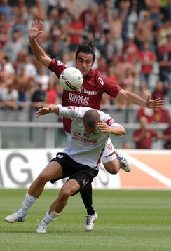 fotboll, serie a. Italiensk, Torino - Livorno; Barone,