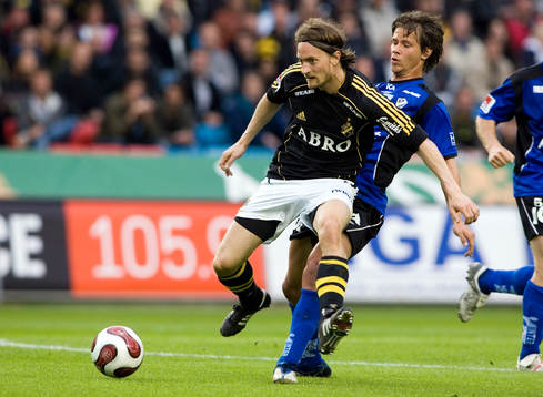 Mats Rubarth AIK ch Dusan Djuric, Halmstad