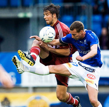 Mikael Dahlberg i duell med