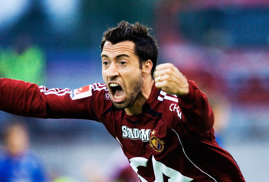 0-1, Matias Concha har slagit ett inlägg som blir till