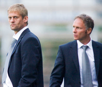 Siggi Jonsson, tränare och Paul Lindholm