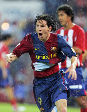 Lionel Messi, Barcelona. Måljubel