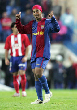 Ronaldinho, Barcelona. Glädje