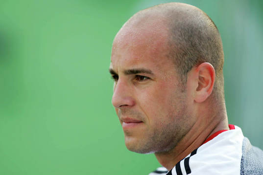 Jose Reina, målvakt, Liverpool. Träning