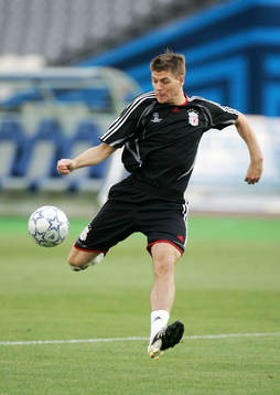 Steven Gerrard, Liverpool. Träning