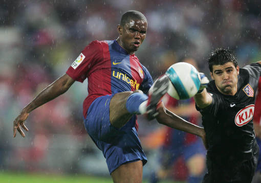 Lilian Thuram, Barcelona och Ivan Cuellar Sacristan,