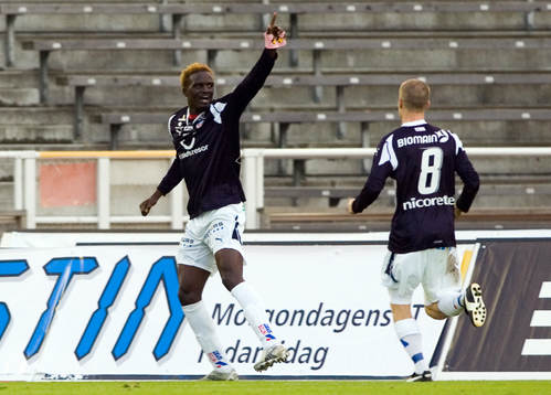 McDonald Mariga, Helsingborg, jubel