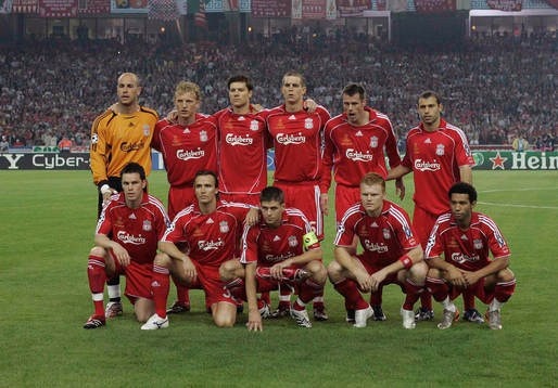 Liverpool, lagbild, startelva