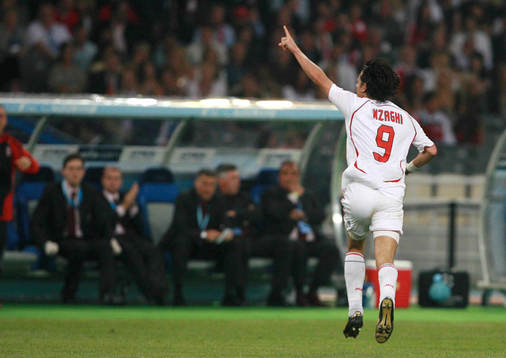 Filippo Inzaghi, Milan, jubel