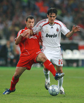 Javier Mascherano, Liverpool och Kaka, Milan