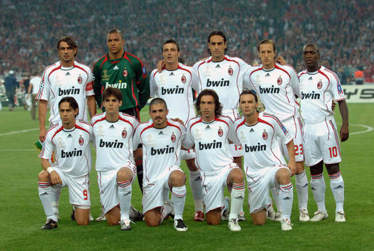 Milan, lagbild, startelva