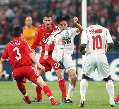 Filippo Inzaghi, Milan. Bollkontroll