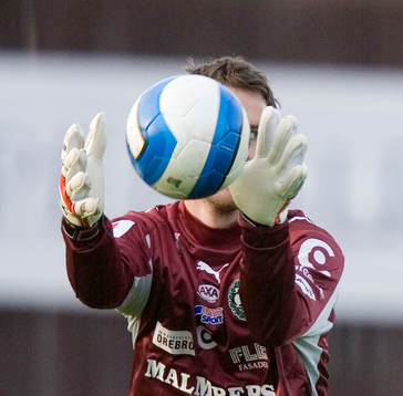 Richard Richardsson, målvakt, Örebro. Genre. Boll