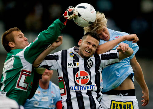 Lee Baxter (målvakt) Landskrona, Ola Toivonen, Malmö och