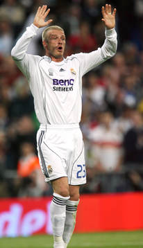David Beckham, Real Madrid. Glädje. Lycka