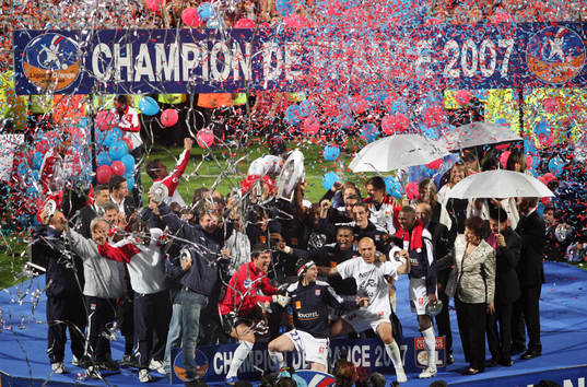 Fotboll, fransk, Lyon Franska Mästare 2007