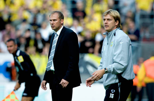 Magnus Haglund, Tränare Elfsborg och Tony Gustavsson,