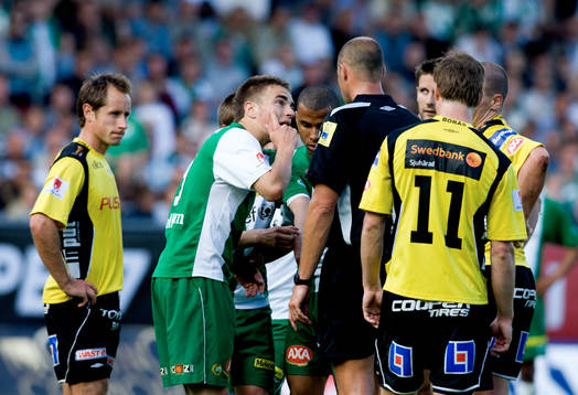 Petter Andersson, Hammarby köper inte domarens beslut
