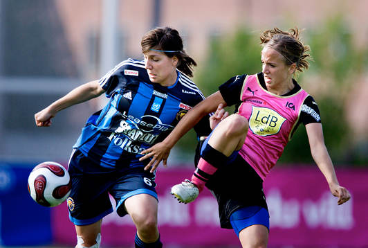 Linda Forsberg, Djurgården och Malin Levenstad, Malmö