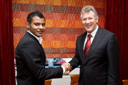 Ari Da Silva Ferreira och Dirk Scheringa