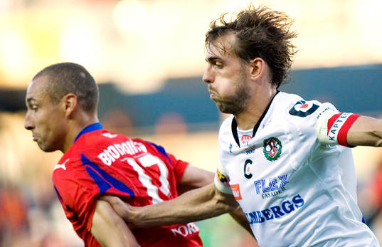 Henrik Larsson och Joel Riddez