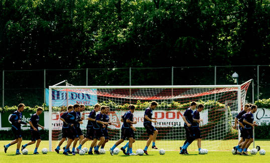 Fotboll, Danmark, träning
