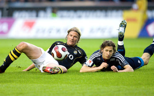Daniel Tjernström, AIK och Andrej Komac, Djurgården