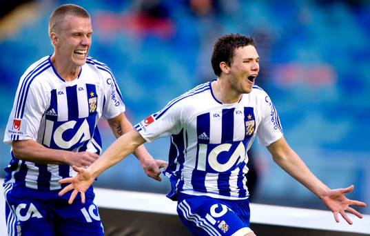 Pontus Wernbloom och Marcus Berg, Göteborg, Jubel