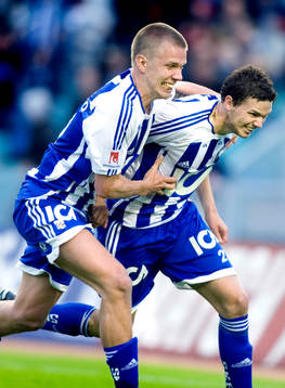 Pontus Wernbloom, Marcus Berg, Göteborg, jubel