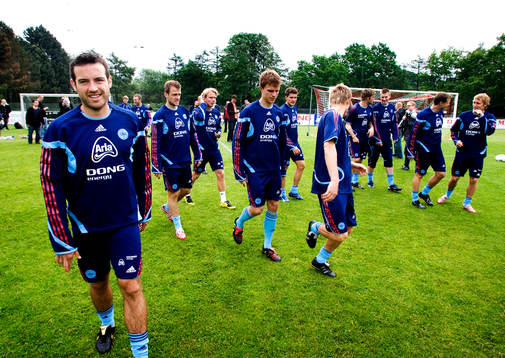 Fotboll, träning, Danmark