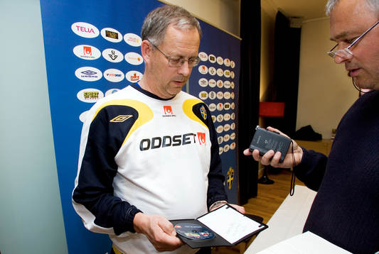 Lars Lagerbäck, förbundskapten med dansk CD