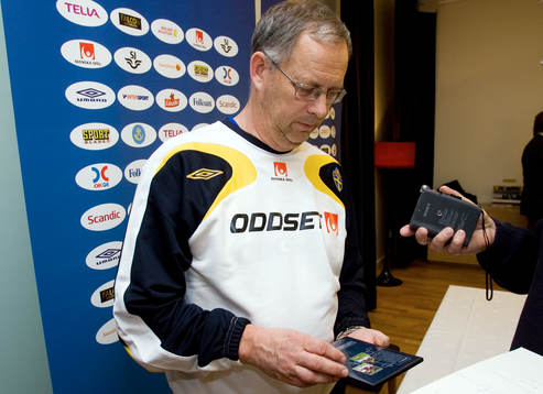 Lars Lagerbäck, förbundskapten med dansk CD