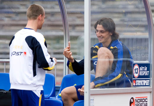 Zlatan Ibrahimovic, Sverige har problem med sin vänstra