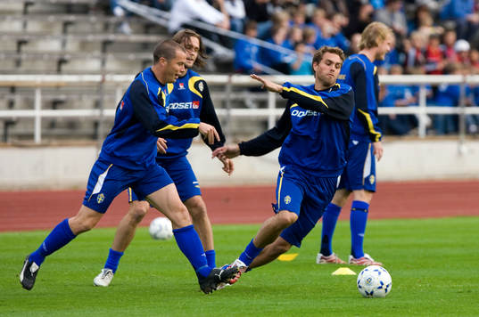 Daniel Andersson och Johan Elmander, Sverige